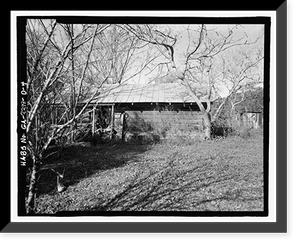 Jaudon-Bragg-Snelling Farm, Smokehouse, North side of GA State Route 21, Springfield vicinity, Effingham County, GA - 4, Antique Poster