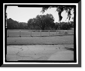 Historic Framed Print, Richmond Hill Plantation, East of Richmond Hill on Ford Neck Road, Richmond Hill, Bryan County, GA - 5,  17-7/8" x 21-7/8"
