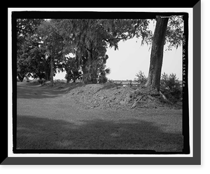 Historic Framed Print, Richmond Hill Plantation, East of Richmond Hill on Ford Neck Road, Richmond Hill, Bryan County, GA - 26,  17-7/8" x 21-7/8"