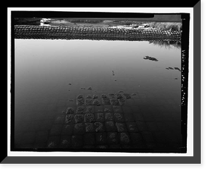 Historic Framed Print, Richmond Hill Plantation, Sterling Creek Marsh, East of Richmond Hill on Ford Neck Road, Richmond Hill, Bryan County, GA - 5,  17-7/8" x 21-7/8"