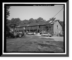 Historic Framed Print, Richmond Hill Plantation, Cherry Hill Lettuce Shed, East of Richmond Hill on Ford Neck Road, Richmond Hill, Bryan County, GA - 13,  17-7/8" x 21-7/8"