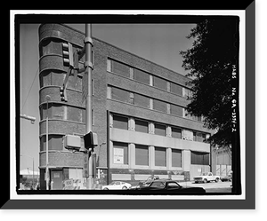 Historic Framed Print, Georgia Power Atlanta Division Building, 143 Alabama Street, Atlanta, Fulton County, GA - 2,  17-7/8" x 21-7/8"