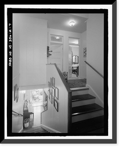 Historic Framed Print, U.S. Naval Base, Pearl Harbor, Naval Housing Area Hospital Point, Surgeon's Quarters Type, 2-5 First Street, Pearl City, Honolulu County, HI - 7,  17-7/8" x 21-7/8"