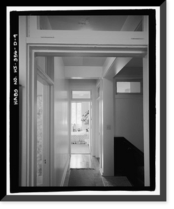 Historic Framed Print, U.S. Naval Base, Pearl Harbor, Naval Housing Area Hospital Point, Commanding Officer's Quarters, 6-8 First Street, Pearl City, Honolulu County, HI - 9,  17-7/8" x 21-7/8"