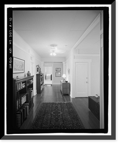 Historic Framed Print, U.S. Naval Base, Pearl Harbor, Naval Housing Area Hale Alii, Commandant's Quarters, 6 Hale Alii Avenue, Pearl City, Honolulu County, HI - 10,  17-7/8" x 21-7/8"