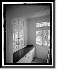 Historic Framed Print, U.S. Naval Base, Pearl Harbor, Naval Housing Area Hale Alii, Commandant's Quarters, 6 Hale Alii Avenue, Pearl City, Honolulu County, HI - 13,  17-7/8" x 21-7/8"