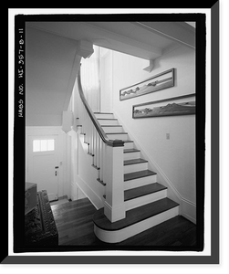 Historic Framed Print, U.S. Naval Base, Pearl Harbor, Naval Housing Area Hale Alii, Officers' Quarters Two Story Type, 1-5, 7-8 Hale Alii Avenue, Pearl City, Honolulu County, HI - 11,  17-7/8" x 21-7/8"