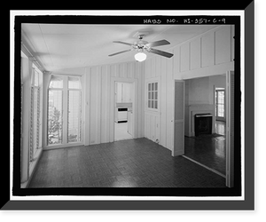 Historic Framed Print, U.S. Naval Base, Pearl Harbor, Naval Housing Area Hale Alii, Junior Officers' Quarters Type, 9-10 Hale Alii Avenue, 1-2 Eighth Street, Pearl City, Honolulu County, HI - 9,  17-7/8" x 21-7/8"