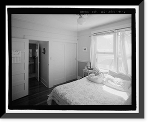 Historic Framed Print, U.S. Naval Base, Pearl Harbor, Naval Housing Area Hale Alii, Officers' Quarters Duplex Type, 1-2 Avenue D, Pearl City, Honolulu County, HI - 6,  17-7/8" x 21-7/8"