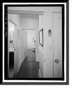 Historic Framed Print, U.S. Naval Base, Pearl Harbor, Naval Housing Area Hale Alii, Officers' Quarters Duplex Type, 1-2 Avenue D, Pearl City, Honolulu County, HI - 7,  17-7/8" x 21-7/8"