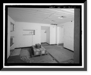 Historic Framed Print, U.S. Naval Base, Pearl Harbor, Battery Boyd, Between San Jacinto Street & Ranger Loop, Pearl City, Honolulu County, HI - 5,  17-7/8" x 21-7/8"