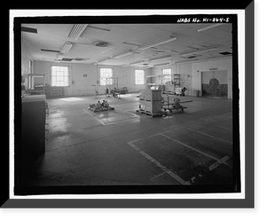 Historic Framed Print, U.S. Naval Base, Pearl Harbor, Small Arms Magazine Type, Wasp Boulevard between Kingfisher & Avocet Streets, Pearl City, Honolulu County, HI - 5,  17-7/8" x 21-7/8"