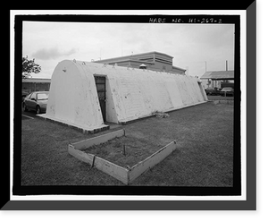 Historic Framed Print, U.S. Naval Base, Pearl Harbor, Dispensary & Casualty Station, Bishop Point, northwest of intersection of Vickers Avenue & Fort Kamehameha Road, Pearl City, Honolulu County, HI - 2,  17-7/8" x 21-7/8"