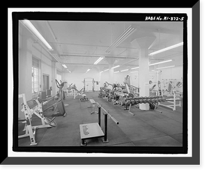 Historic Framed Print, U.S. Naval Base, Pearl Harbor, Fleet Squadron Storehouse, Avocet Street between Wasp Boulevard & Ranger Loop, Pearl City, Honolulu County, HI - 5,  17-7/8" x 21-7/8"