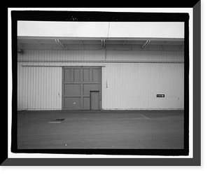 Historic Framed Print, U.S. Naval Base, Pearl Harbor, Waterfront Transit Shed, Corner of Gaffney Street & Astoria Avenue along Wharf K11, Pearl City, Honolulu County, HI - 2,  17-7/8" x 21-7/8"