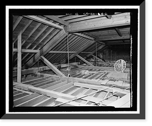 Historic Framed Print, Tivoli-Union Brewery, West Denver Turn-Halle, Thirty-first Street, Denver, Denver County, CO - 6,  17-7/8" x 21-7/8"