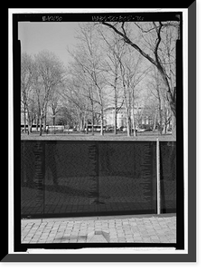 Historic Framed Print, Vietnam Veterans Memorial, West Potomac Park, Washington, District of Columbia, DC - 2,  17-7/8" x 21-7/8"