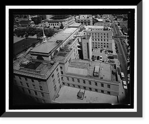Historic Framed Print, City/County Building, l000 King Street, Wilmington, New Castle County, DE - 2,  17-7/8" x 21-7/8"
