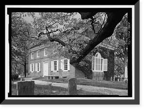 Historic Framed Print, St. Anne's Episcopal Church, Route 896, Middletown vicinity, New Castle County, DE,  17-7/8" x 21-7/8"