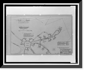 Historic Framed Print, Hamilton Field, East of Nave Drive, Novato, Marin County, CA - 2,  17-7/8" x 21-7/8"
