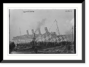 Historic Framed Print, MAURETANIA - 4,  17-7/8" x 21-7/8"