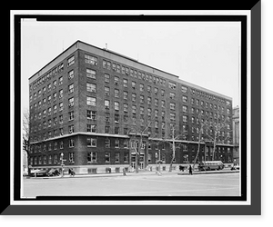 Historic Framed Print, U.S. Coast Guard Building, Pennsylvania Avenue, Washington, District of Columbia, DC,  17-7/8" x 21-7/8"