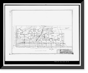 Historic Framed Print, Techwood Homes, Building No. 19, 562-568 Techwood Drive & 189-191 Merritts Avenue, Atlanta, Fulton County, GA,  17-7/8" x 21-7/8"