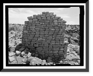 Historic Framed Print, Cannonball Pueblo, Cortez vicinity, Montezuma County, CO - 15,  17-7/8" x 21-7/8"