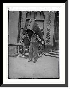 Antique Photo Print - Paris Bath Man - Vintage Wall Art Gift