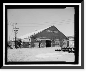 Historic Framed Print, New Haven Rail Yard, Freight Car Shop, Vicinity of Union Avenue, New Haven, New Haven County, CT,  17-7/8" x 21-7/8"