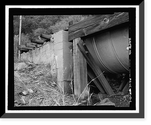 Historic Framed Print, Childs-Irving Hydroelectric Project, Childs System, Flume Tunnel No. 3, Forest Service Road 708/502, Camp Verde vicinity, Yavapai County, AZ,  17-7/8" x 21-7/8"
