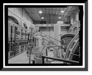 Historic Framed Print, Childs-Irving Hydroelectric Project, Childs System, Childs Powerhouse, Forest Service Road 708/502, Camp Verde vicinity, Yavapai County, AZ - 4,  17-7/8" x 21-7/8"
