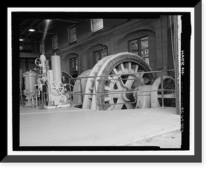 Historic Framed Print, Childs-Irving Hydroelectric Project, Childs System, Childs Powerhouse, Forest Service Road 708/502, Camp Verde vicinity, Yavapai County, AZ - 6,  17-7/8" x 21-7/8"