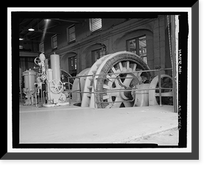 Historic Framed Print, Childs-Irving Hydroelectric Project, Childs System, Childs Powerhouse, Forest Service Road 708/502, Camp Verde vicinity, Yavapai County, AZ - 6,  17-7/8" x 21-7/8"