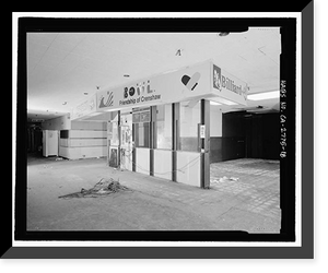 Historic Framed Print, Holiday Bowl, 3730 Crenshaw Boulevard, Los Angeles, Los Angeles County, CA - 18,  17-7/8" x 21-7/8"