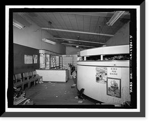 Historic Framed Print, Bower Building, 409-413 East Weber Avenue, Stockton, San Joaquin County, CA - 4,  17-7/8" x 21-7/8"