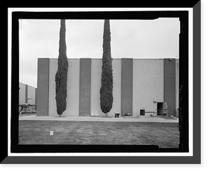 Historic Framed Print, March Air Force Base, Strategic Air Command, Combat Operations Center, 5220 Riverside Drive, Moreno Valley, Riverside County, CA - 5,  17-7/8" x 21-7/8"