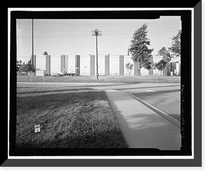 Historic Framed Print, March Air Force Base, Strategic Air Command, Combat Operations Center, 5220 Riverside Drive, Moreno Valley, Riverside County, CA - 9,  17-7/8" x 21-7/8"