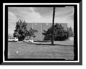 Historic Framed Print, March Air Force Base, Strategic Air Command, Combat Operations Center, 5220 Riverside Drive, Moreno Valley, Riverside County, CA - 10,  17-7/8" x 21-7/8"