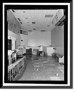 Historic Framed Print, March Air Force Base, Strategic Air Command, Combat Operations Center, 5220 Riverside Drive, Moreno Valley, Riverside County, CA - 15,  17-7/8" x 21-7/8"