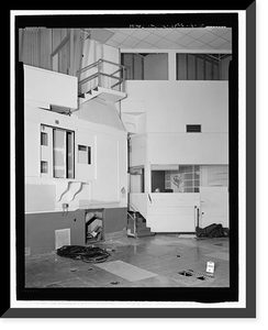 Historic Framed Print, March Air Force Base, Strategic Air Command, Combat Operations Center, 5220 Riverside Drive, Moreno Valley, Riverside County, CA - 20,  17-7/8" x 21-7/8"