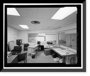 Historic Framed Print, March Air Force Base, Strategic Air Command, Combat Operations Center, 5220 Riverside Drive, Moreno Valley, Riverside County, CA - 27,  17-7/8" x 21-7/8"