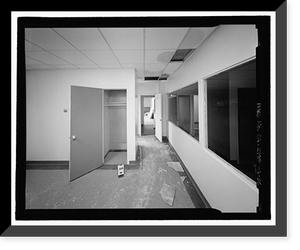 Historic Framed Print, March Air Force Base, Strategic Air Command, Combat Operations Center, 5220 Riverside Drive, Moreno Valley, Riverside County, CA - 35,  17-7/8" x 21-7/8"