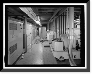 Historic Framed Print, March Air Force Base, Strategic Air Command, Utility Building, 5220 Riverside Drive, Moreno Valley, Riverside County, CA - 13,  17-7/8" x 21-7/8"