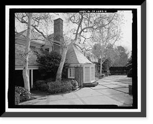 Historic Framed Print, Morris Landau House, 638 North Faring Road, Los Angeles, Los Angeles County, CA - 4,  17-7/8" x 21-7/8"