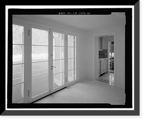 Historic Framed Print, Morris Landau House, 638 North Faring Road, Los Angeles, Los Angeles County, CA - 60,  17-7/8" x 21-7/8"