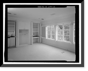 Historic Framed Print, Morris Landau House, 638 North Faring Road, Los Angeles, Los Angeles County, CA - 65,  17-7/8" x 21-7/8"