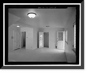 Historic Framed Print, Morris Landau House, 638 North Faring Road, Los Angeles, Los Angeles County, CA - 70,  17-7/8" x 21-7/8"