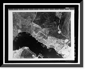 Historic Framed Print, U.S. Naval Base, Pearl Harbor, Waipio Peninsula, Waipo Peninsula, Pearl Harbor, Honolulu County, HI - 8,  17-7/8" x 21-7/8"