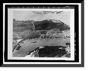 Historic Framed Print, U.S. Naval Base, Pearl Harbor, Waipio Peninsula, Waipo Peninsula, Pearl Harbor, Honolulu County, HI - 9,  17-7/8" x 21-7/8"
